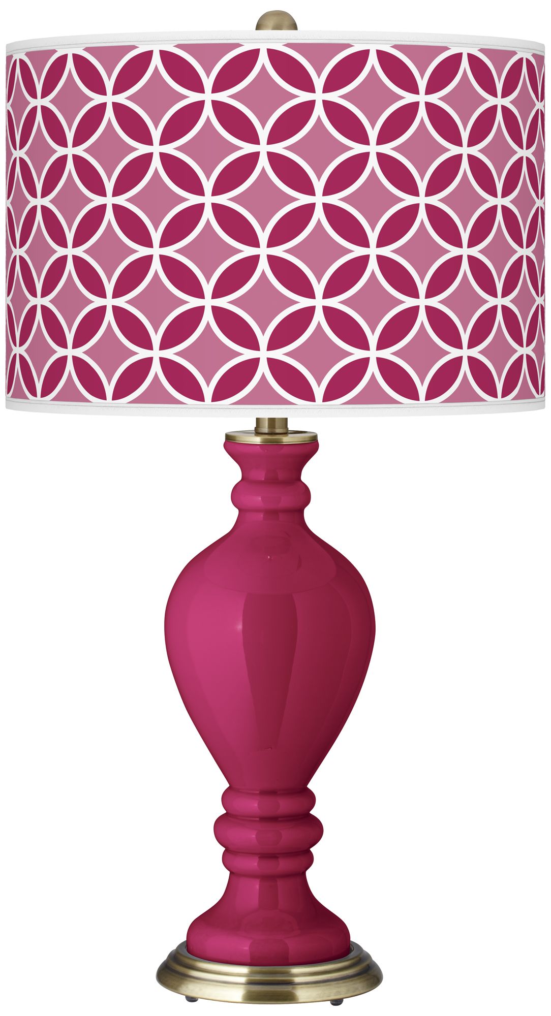 Vivacious Circle Rings Civitia Table Lamp