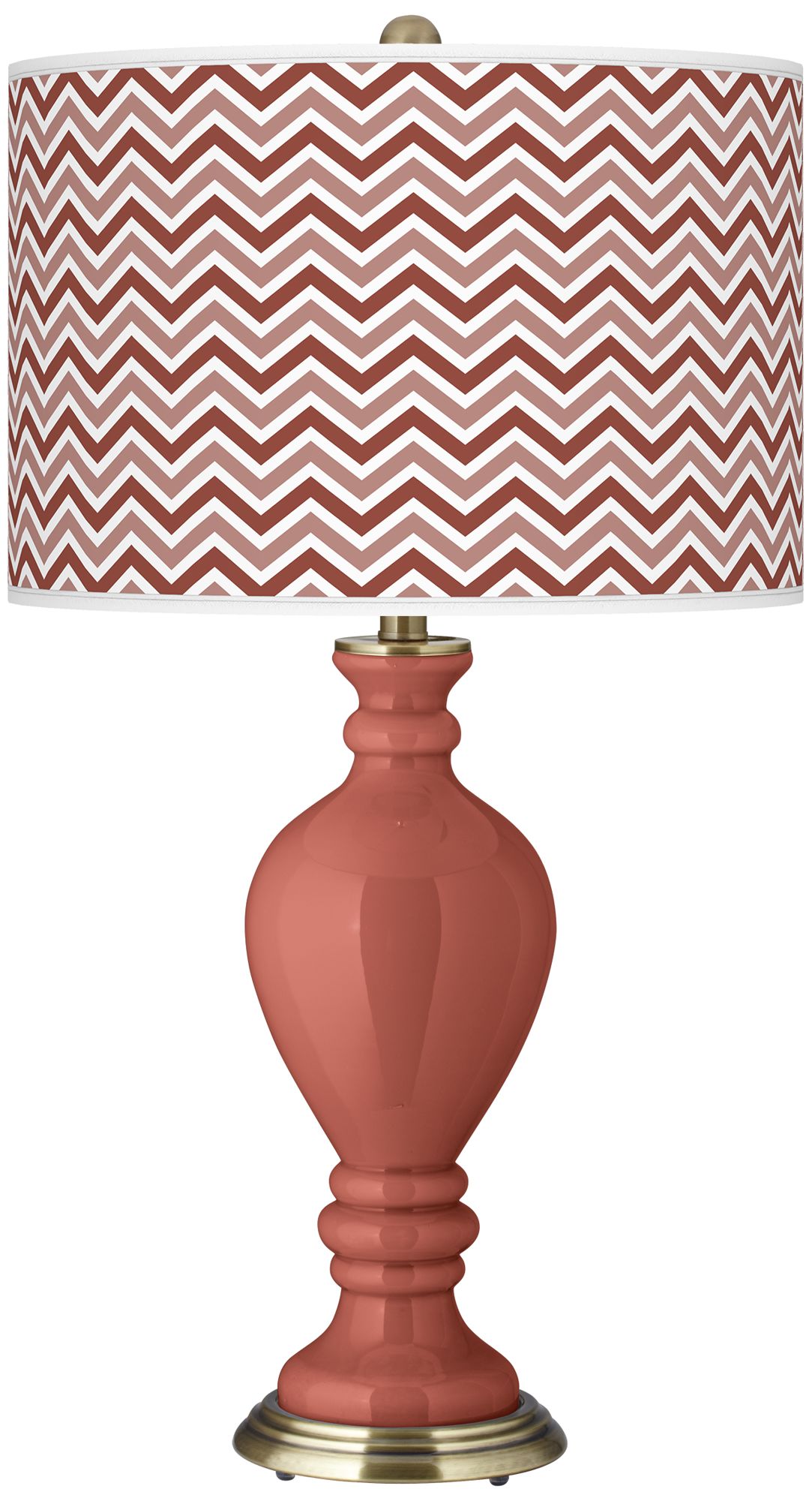 Brick Paver Narrow Zig Zag Civitia Table Lamp