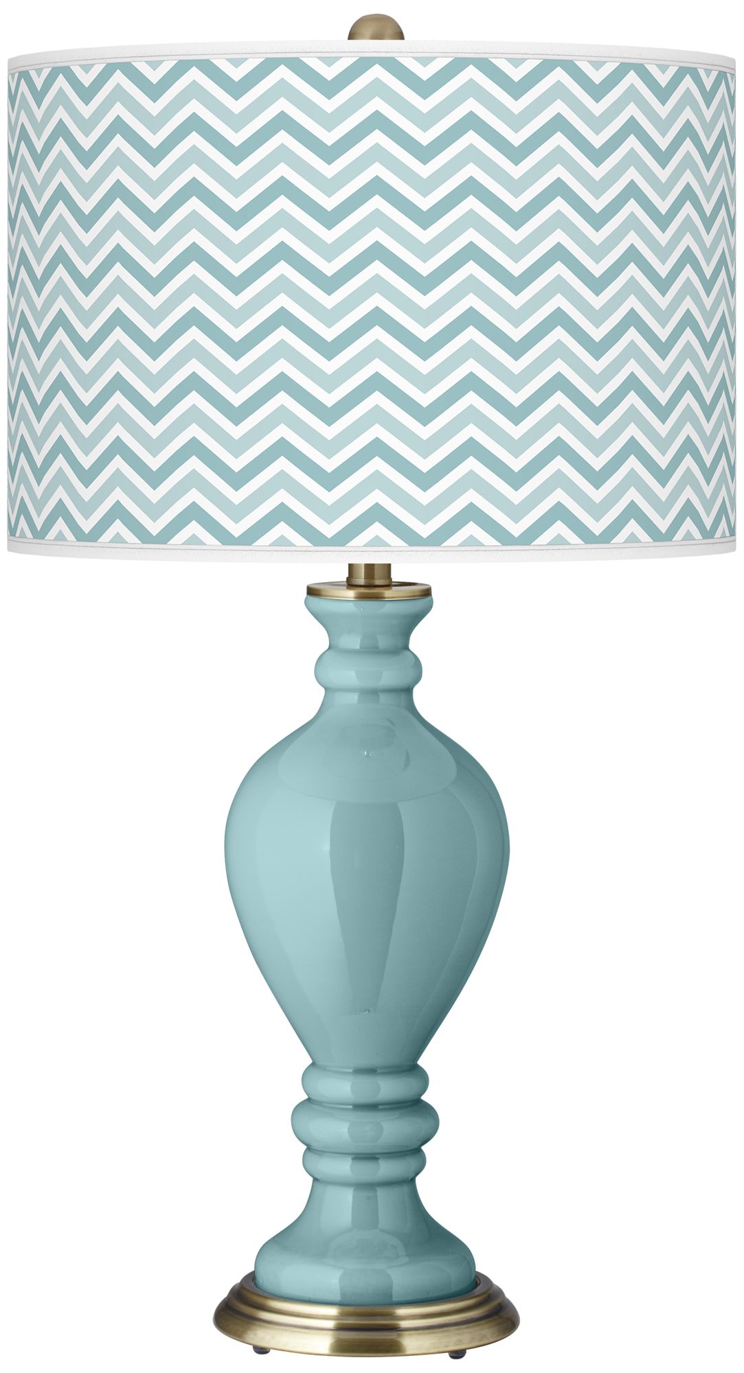 Raindrop Narrow Zig Zag Civitia Table Lamp