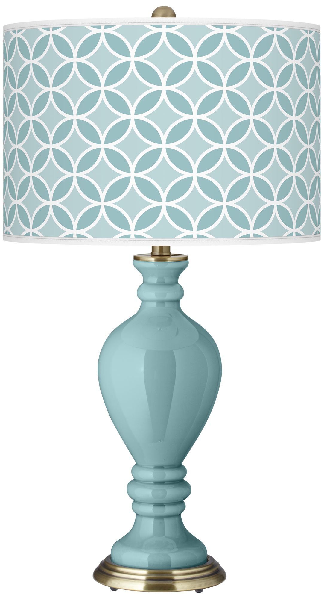 Raindrop Circle Rings Civitia Table Lamp