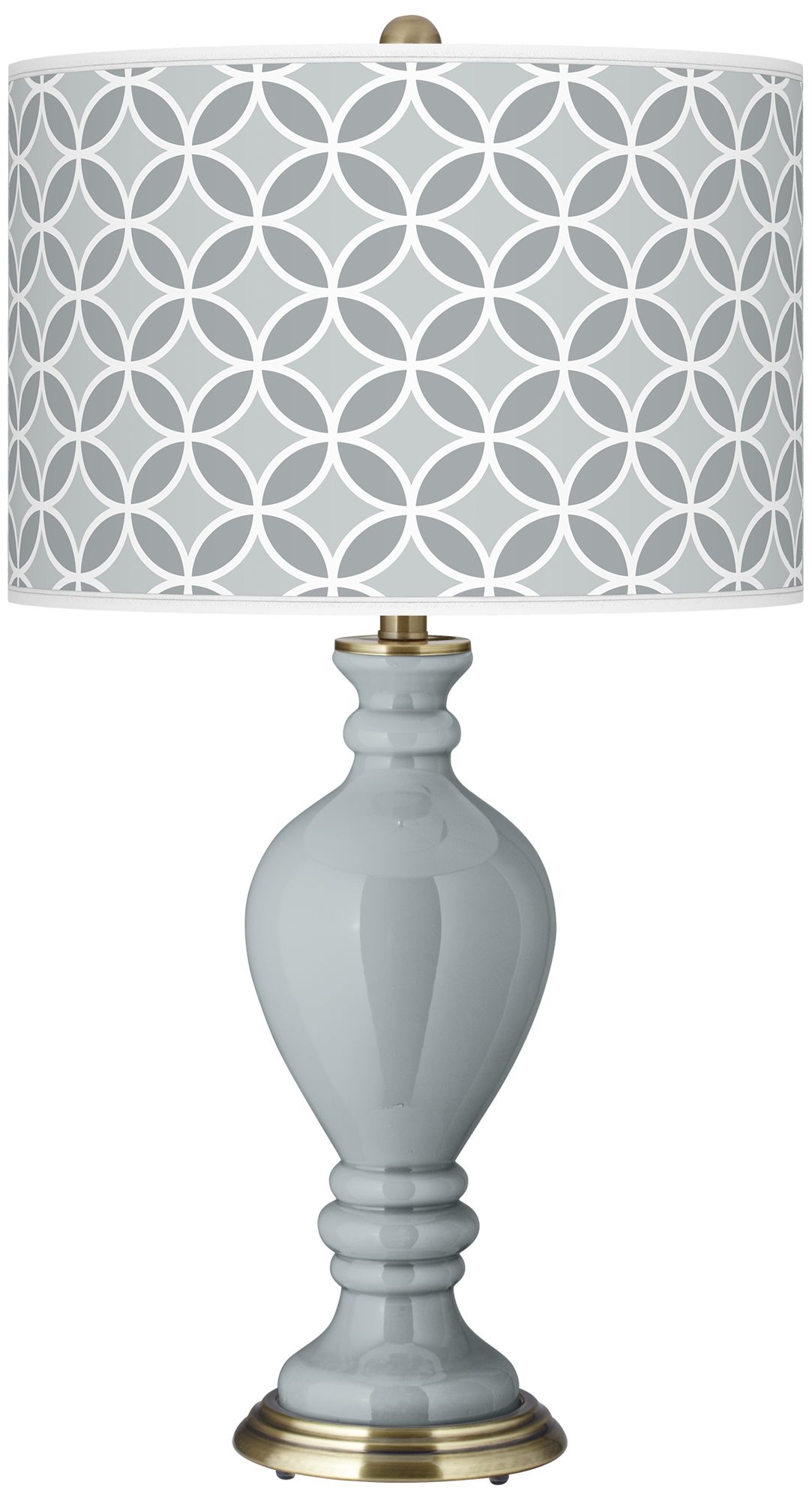 Uncertain Gray Circle Rings Civitia Table Lamp