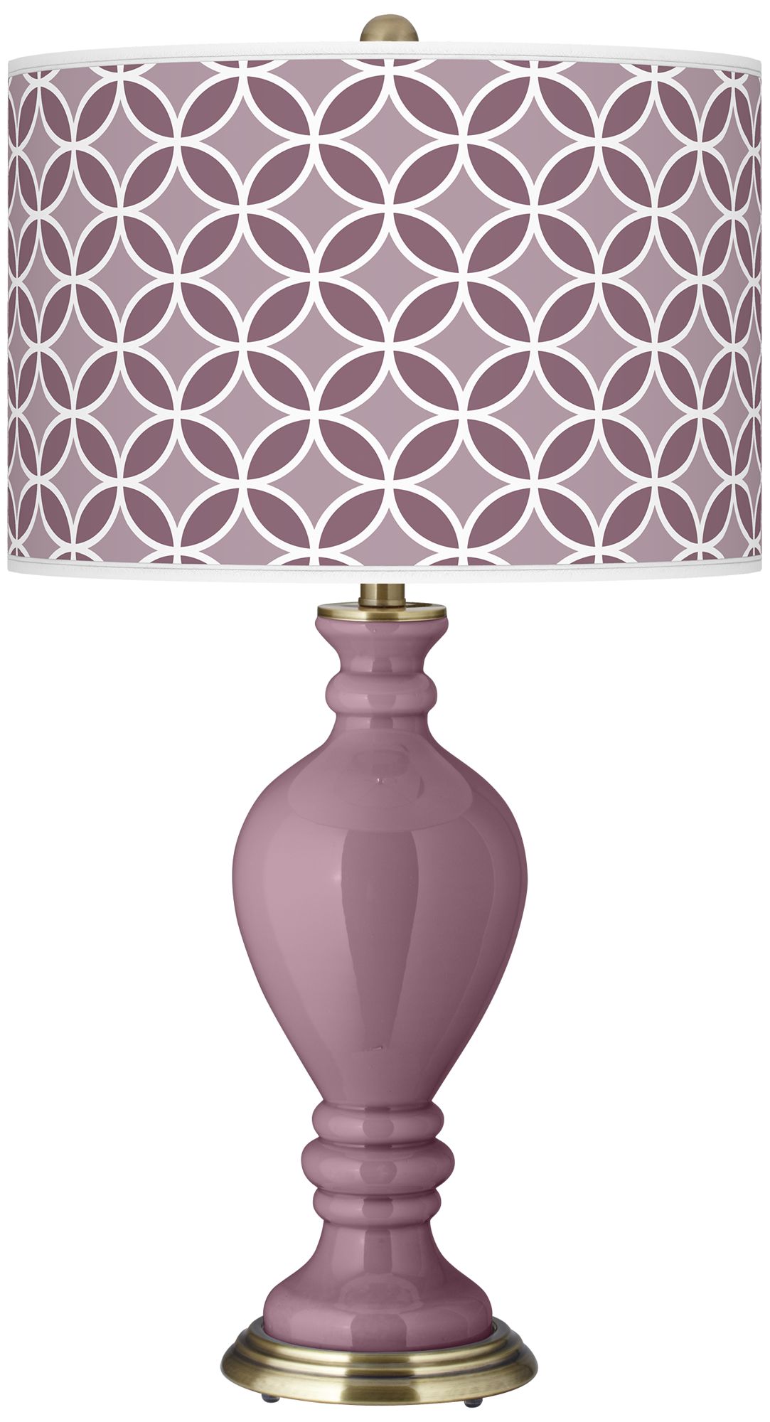 Plum Dandy Circle Rings Civitia Table Lamp