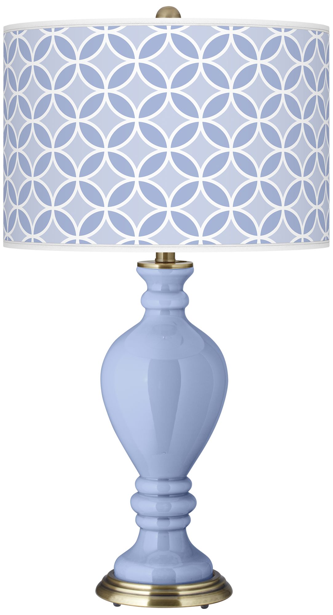 Lilac Circle Rings Civitia Table Lamp