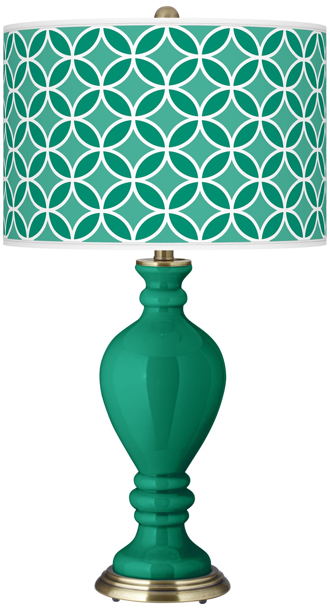 Emerald Circle Rings Civitia Table Lamp