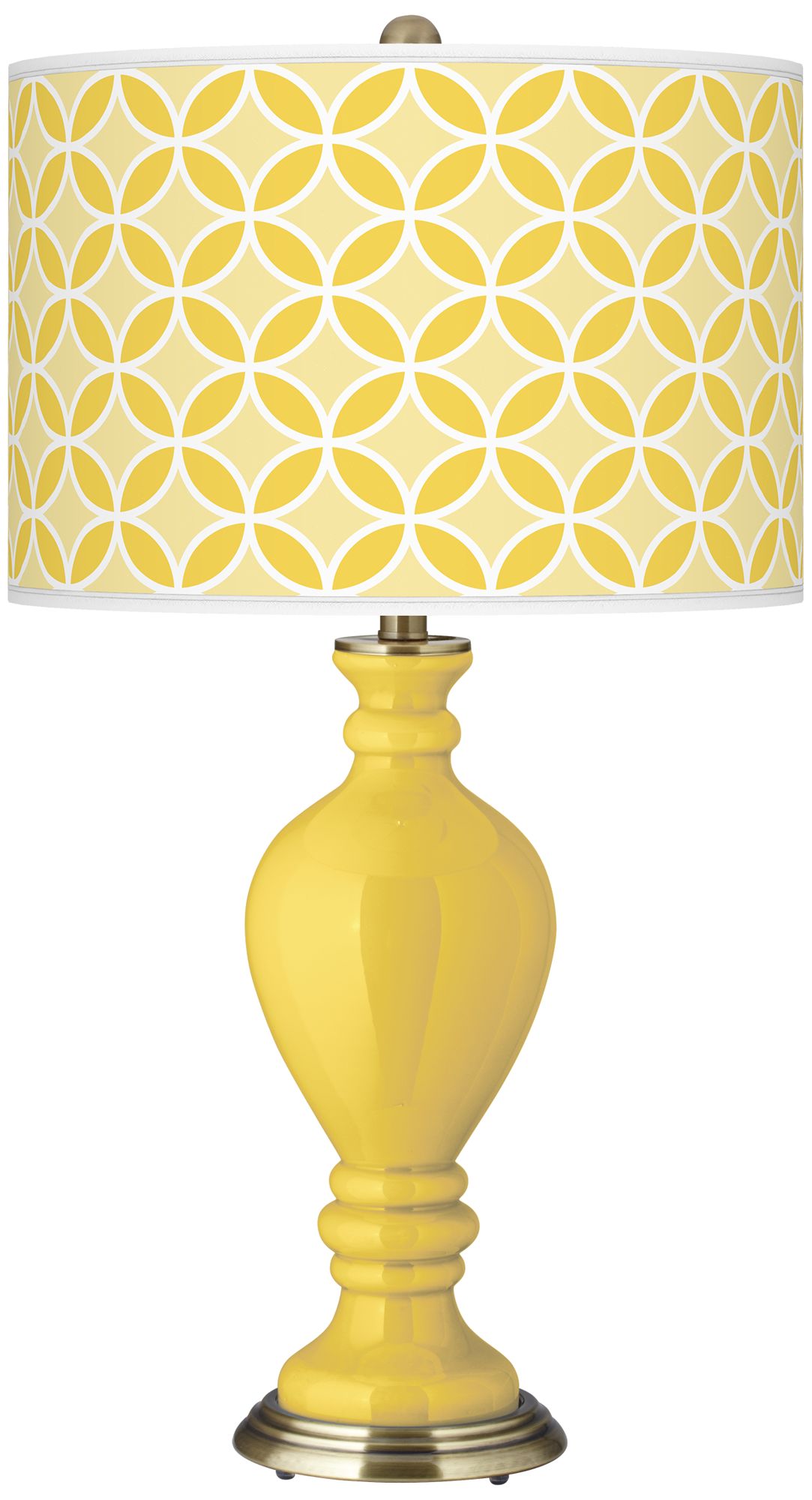 Lemon Zest Circle Rings Civitia Table Lamp