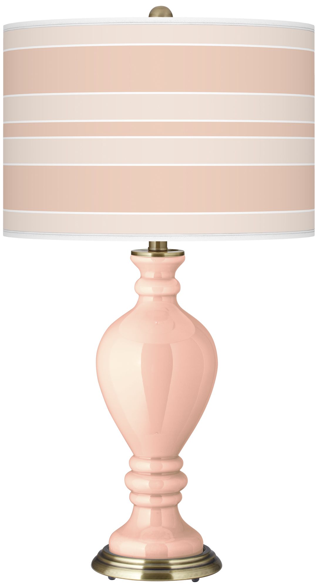 Linen Bold Stripe Civitia Table Lamp