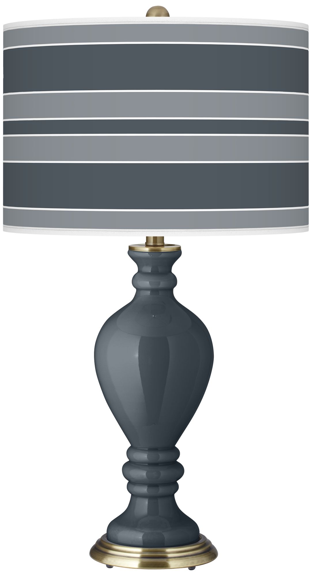 Outer Space Bold Stripe Civitia Table Lamp