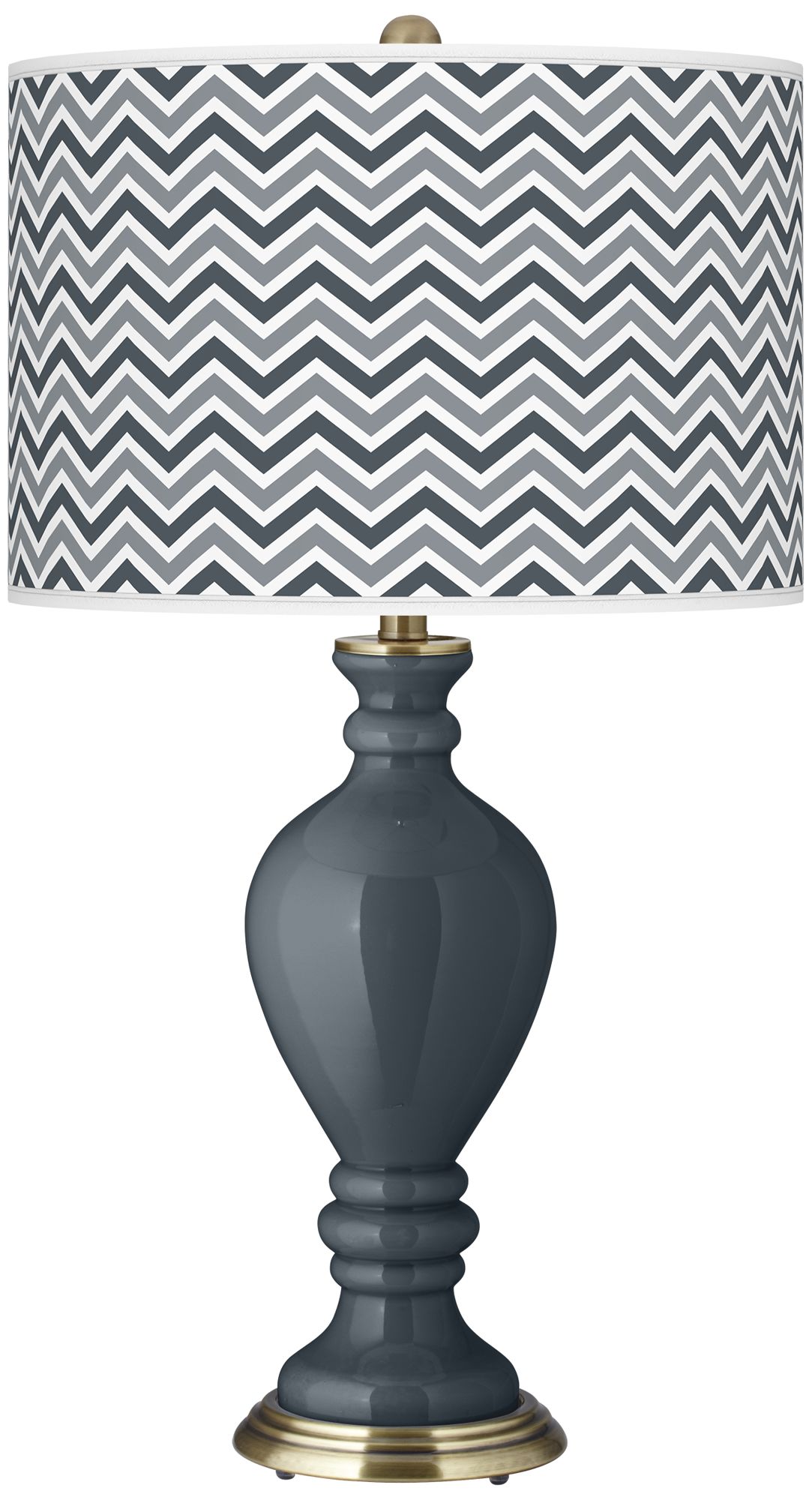 Outer Space Narrow Zig Zag Civitia Table Lamp