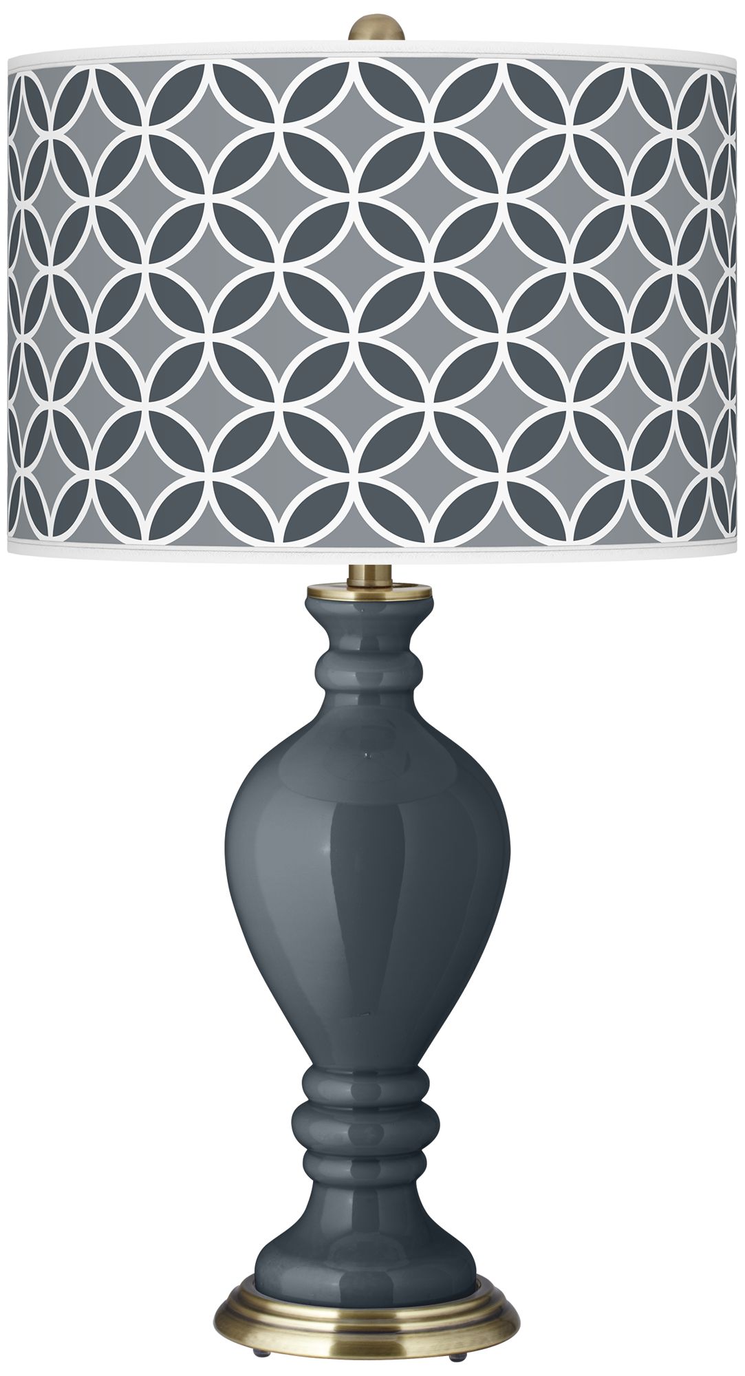 Outer Space Circle Rings Civitia Table Lamp