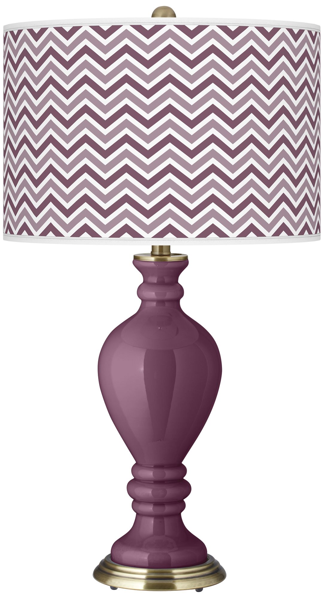 Grape Harvest Narrow Zig Zag Civitia Table Lamp