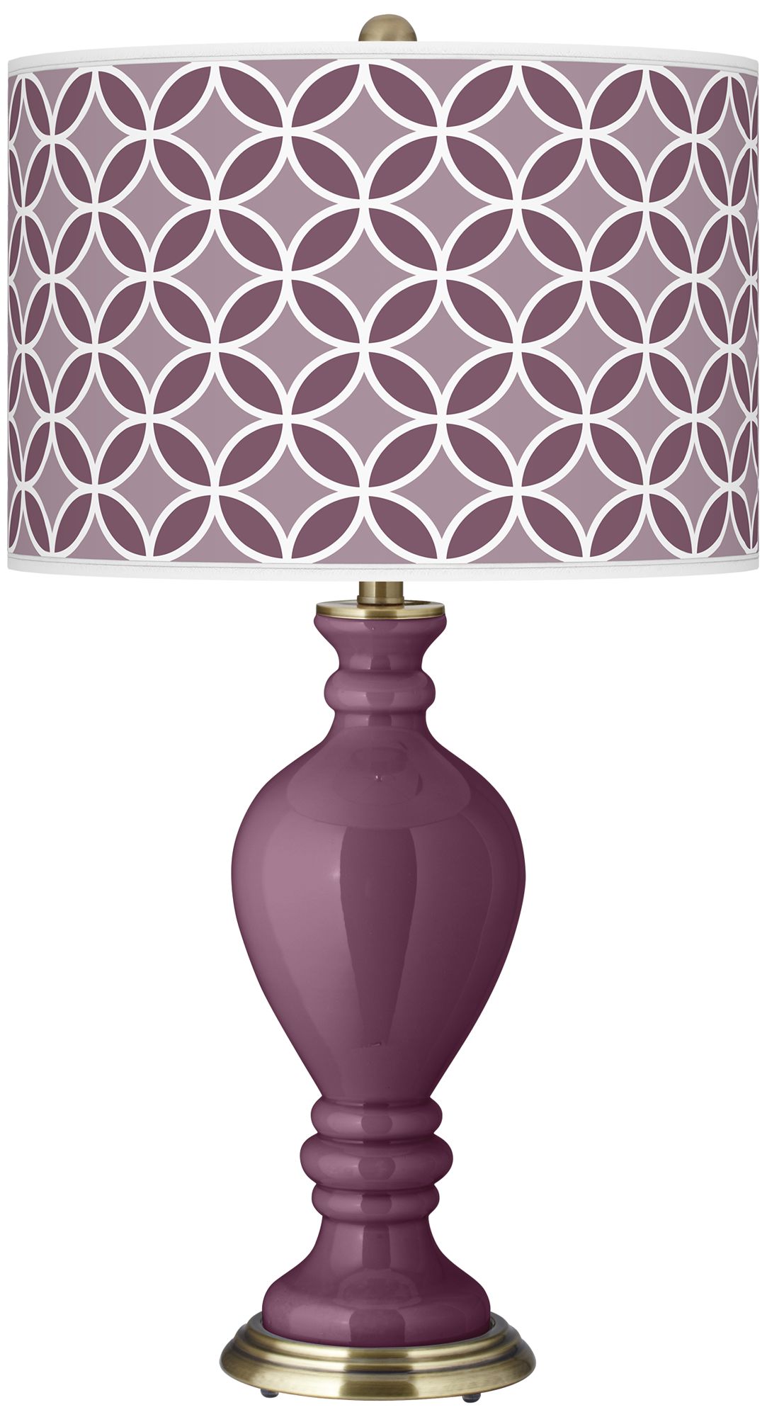 Grape Harvest Circle Rings Civitia Table Lamp