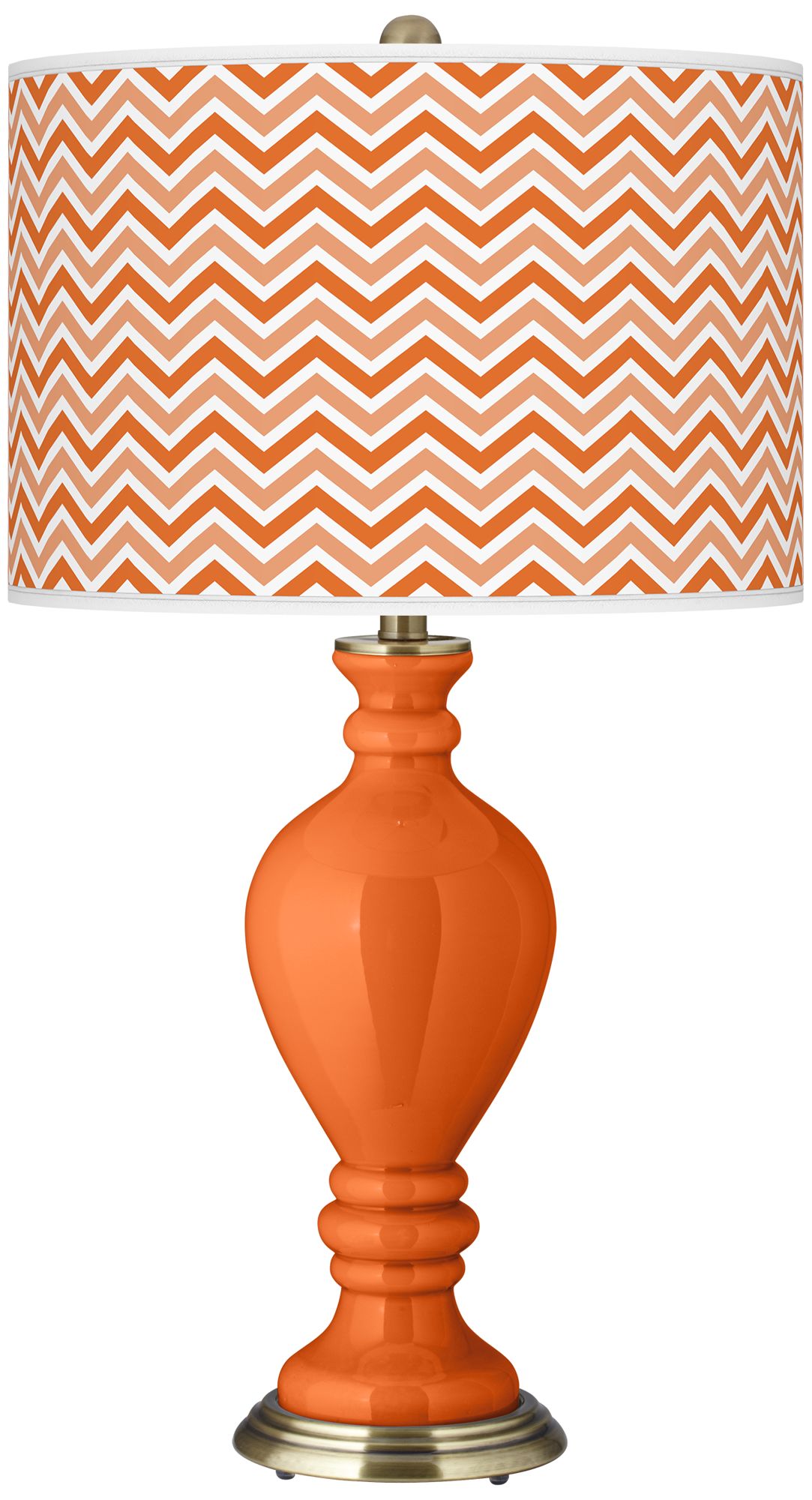 Invigorate Narrow Zig Zag Civitia Table Lamp