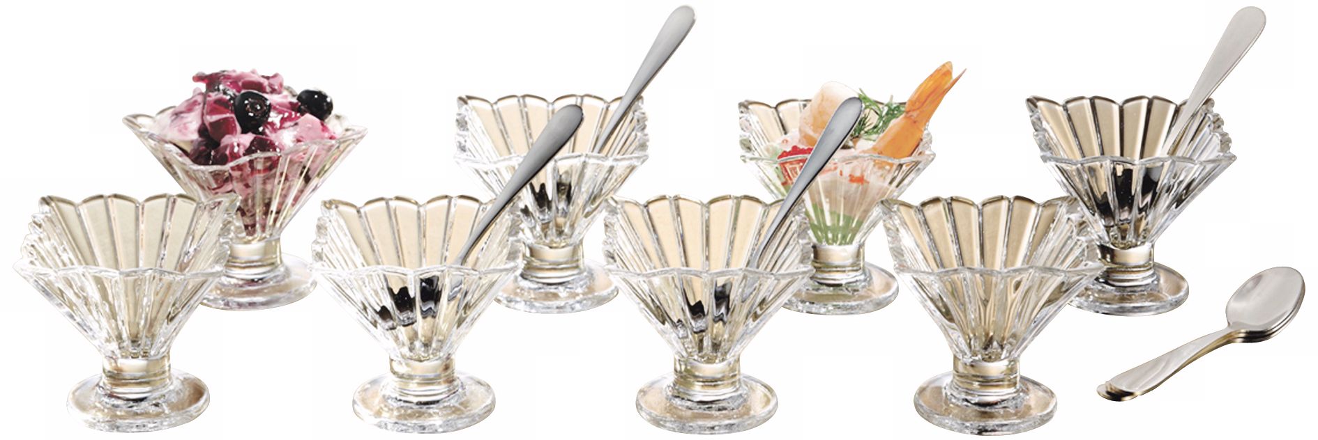 Alexandria Collection 17-Piece Crystal Taster Tinis Set