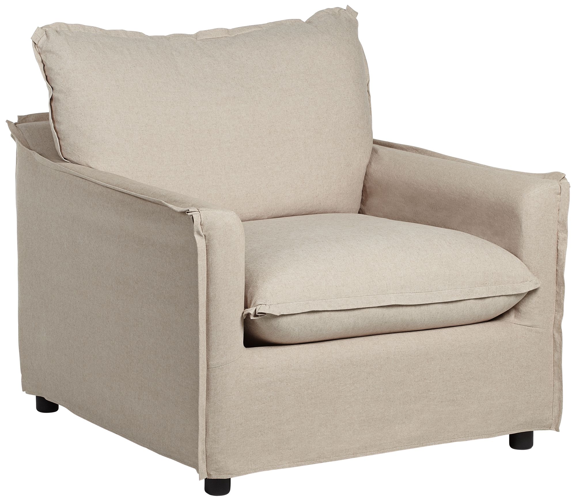 Jacqueline Natural Slipcover Armchair