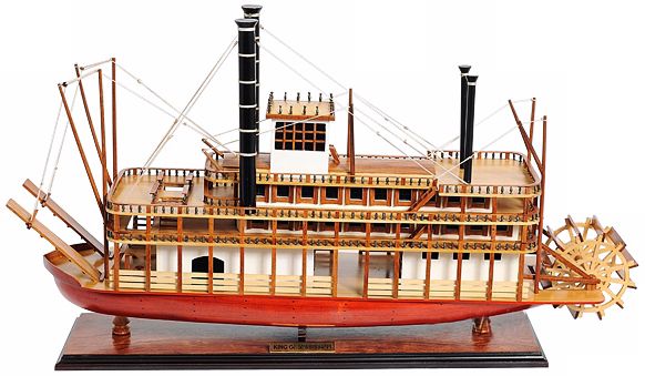 The King of the Mississippi Steamboat Model