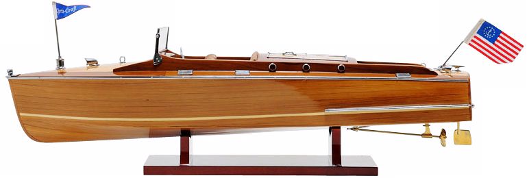 Chris Craft Runabout Medium Ship Model