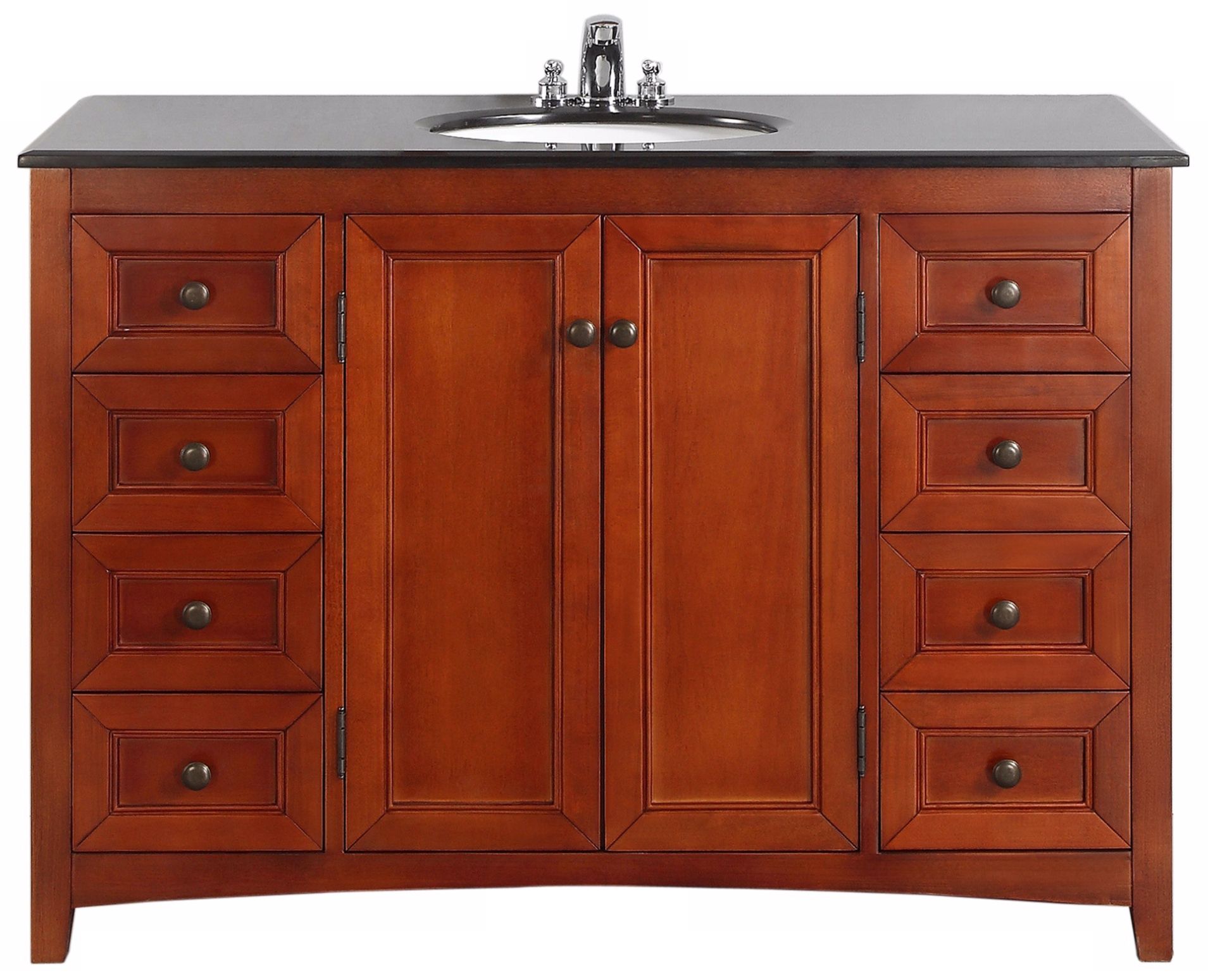 Yorkville 48" Wide Cinnamon Brown Single Sink Vanity