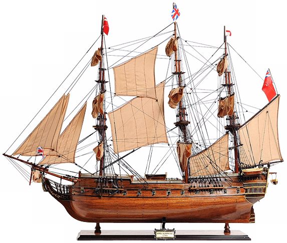 HMS Surprise Sailboat Replica Model