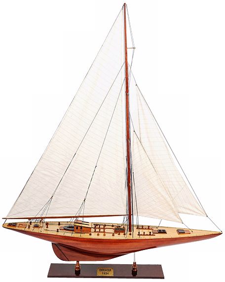 British Endeavour Sailboat Model