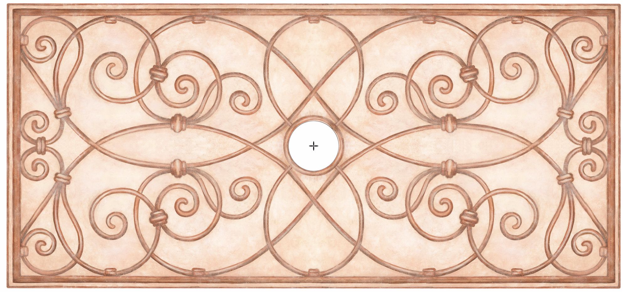 Jardin Light 48" Wide Repositionable Ceiling Medallion