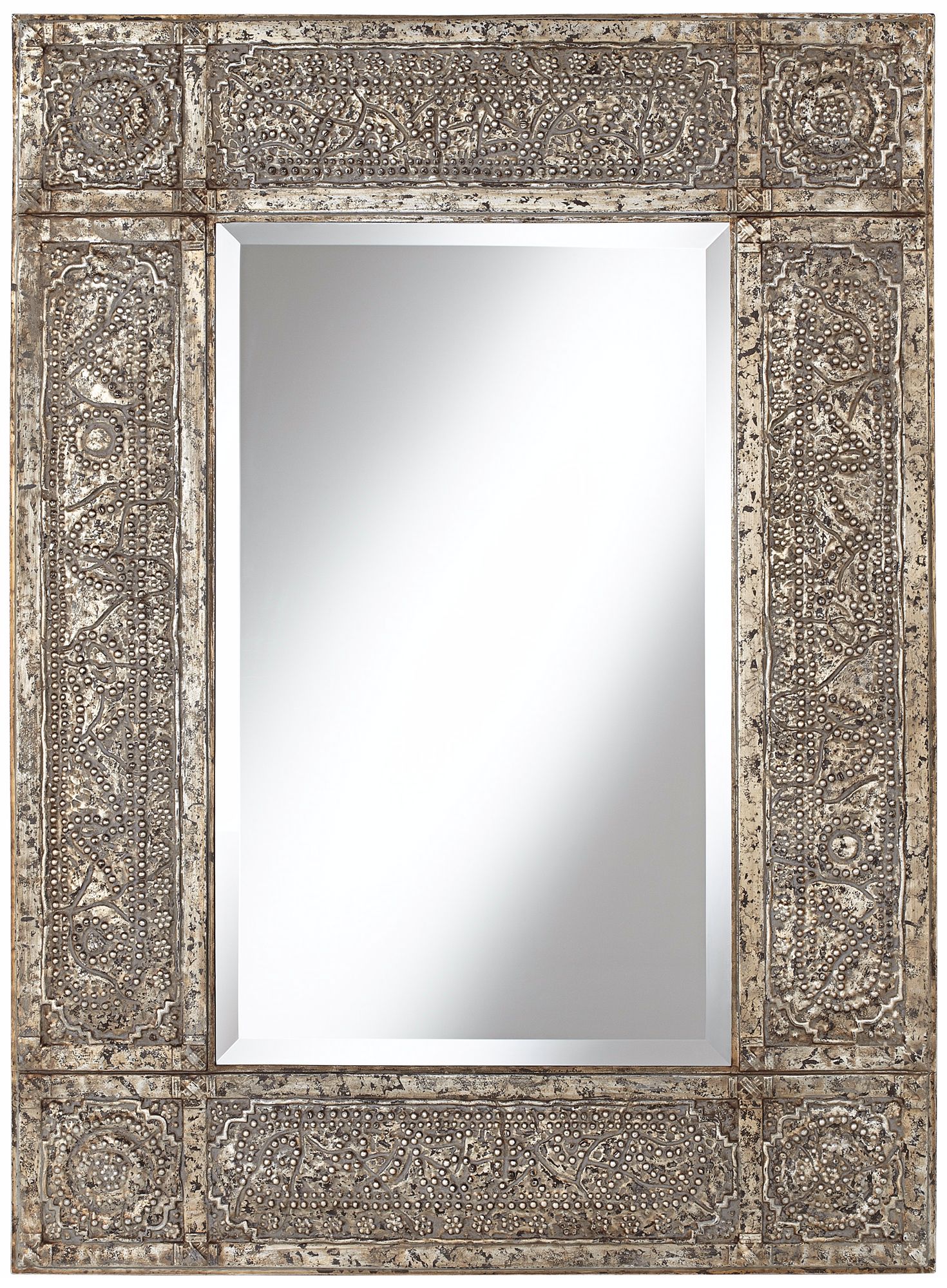 Uttermost Harvest Serenity 40 1/" High Tin Wall Mirror