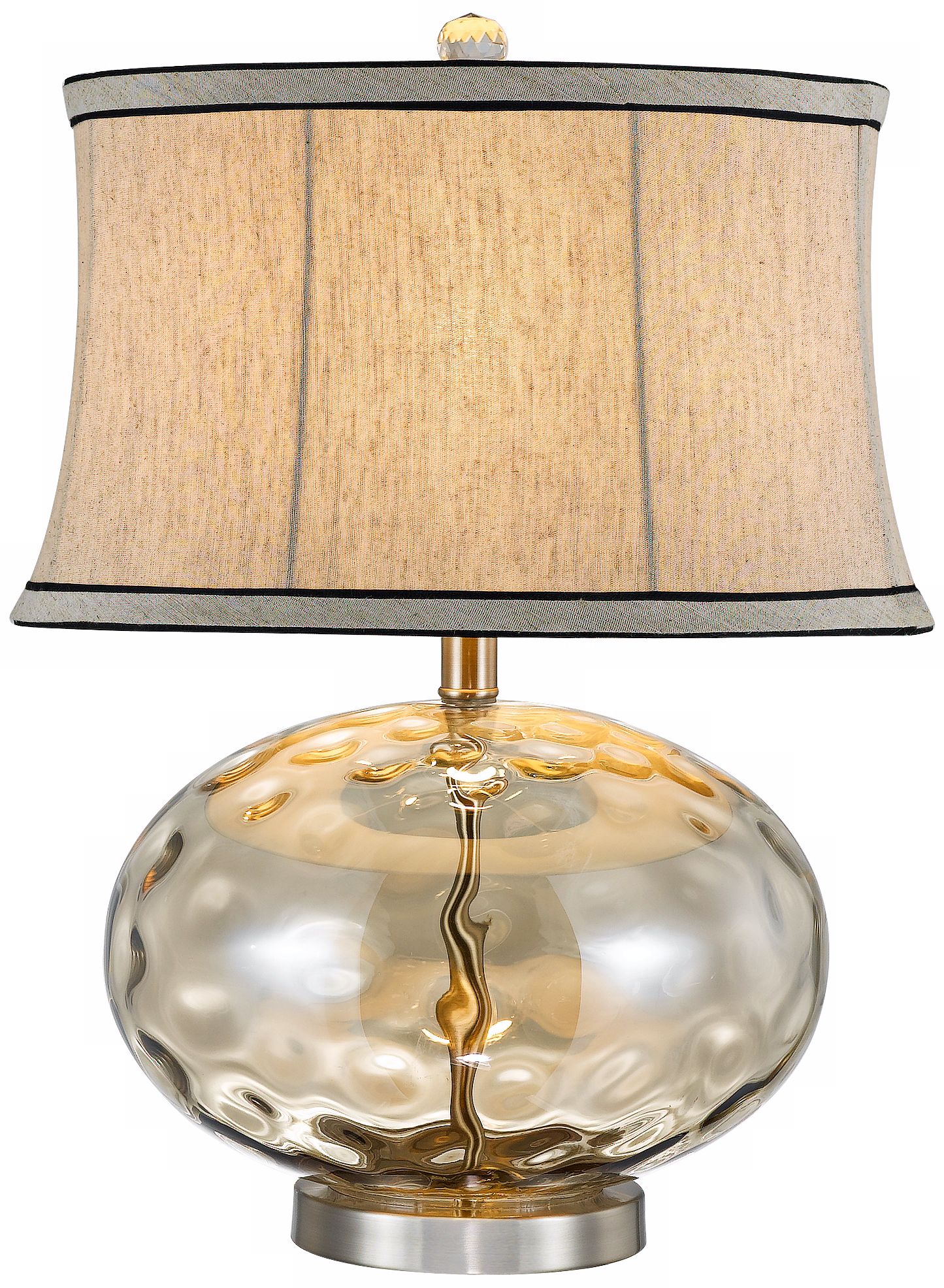 Fiona Stone Pattern Champagne Glass Table Lamp