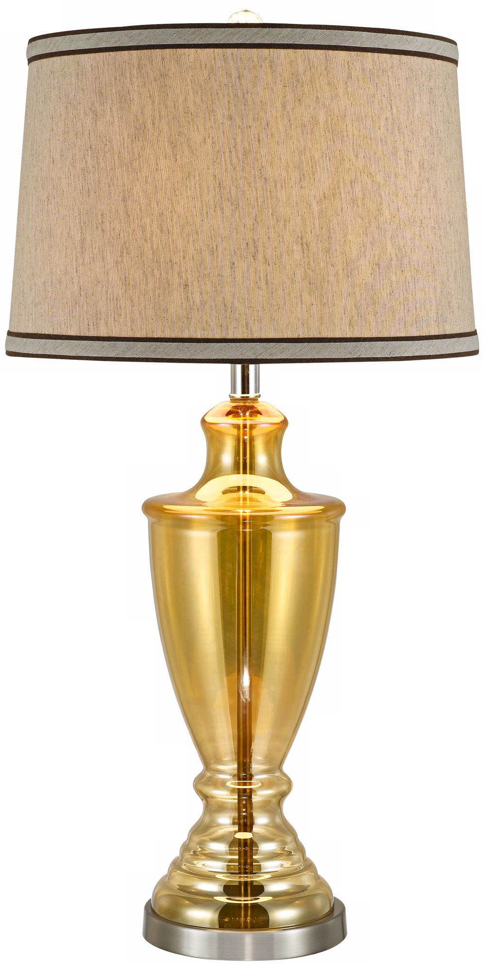 Anastasia Classic Gold Glass Table Lamp
