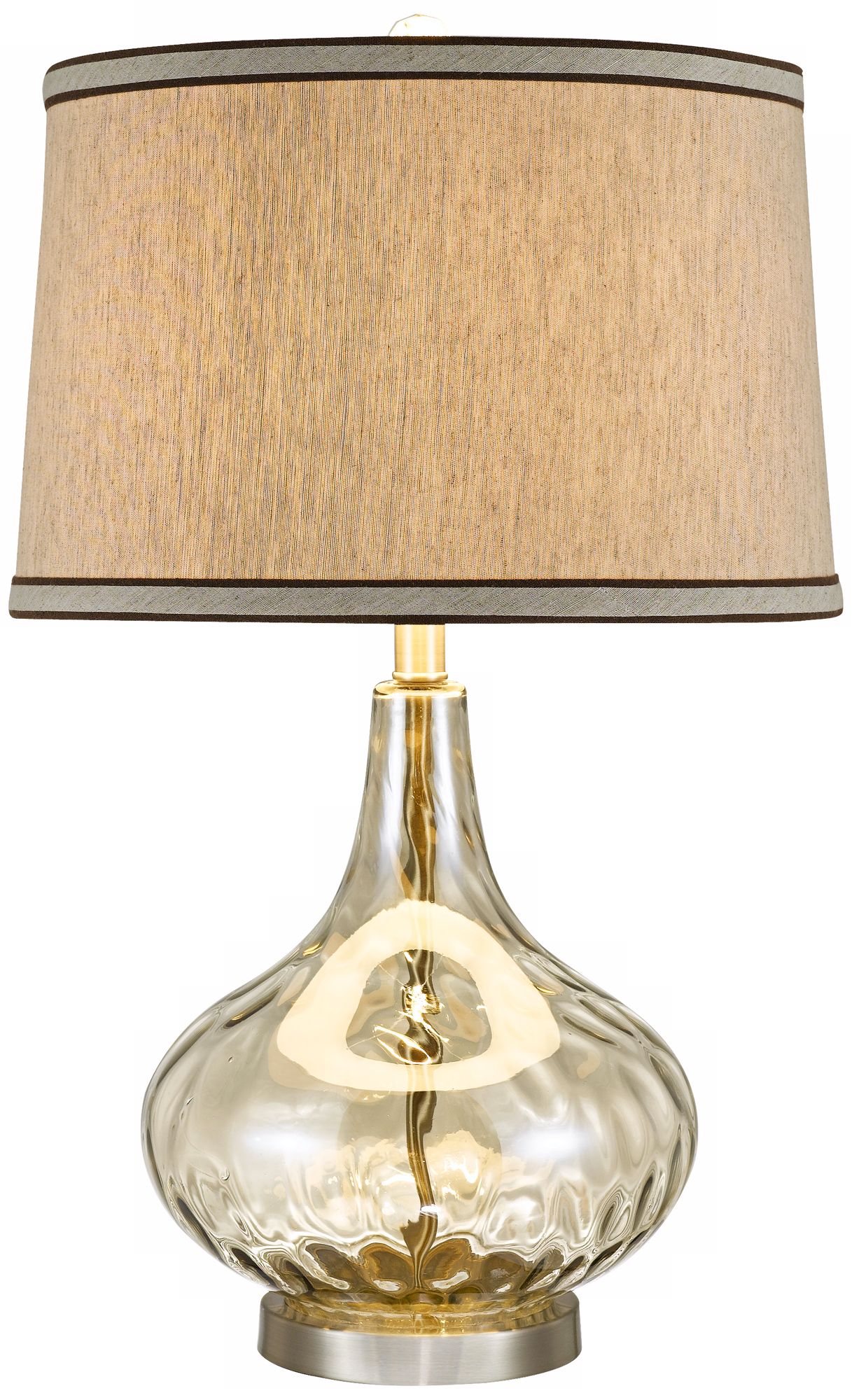 Florence Stone Pattern Champagne Glass Table Lamp