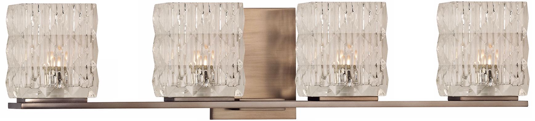Torrington 26" Wide Brushed Bronze Bath Light