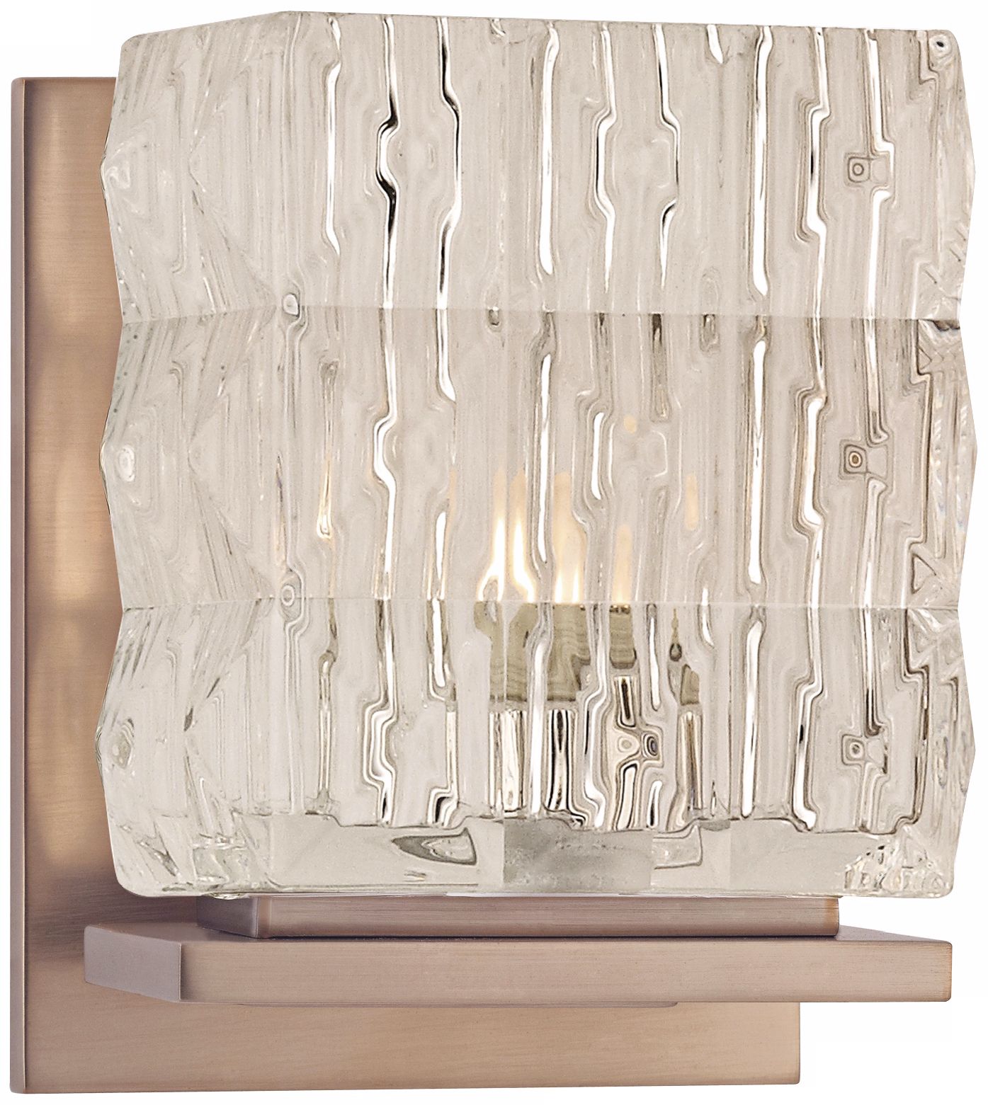 Torrington 5 1/2" High Brushed Bronze Wall Sconce