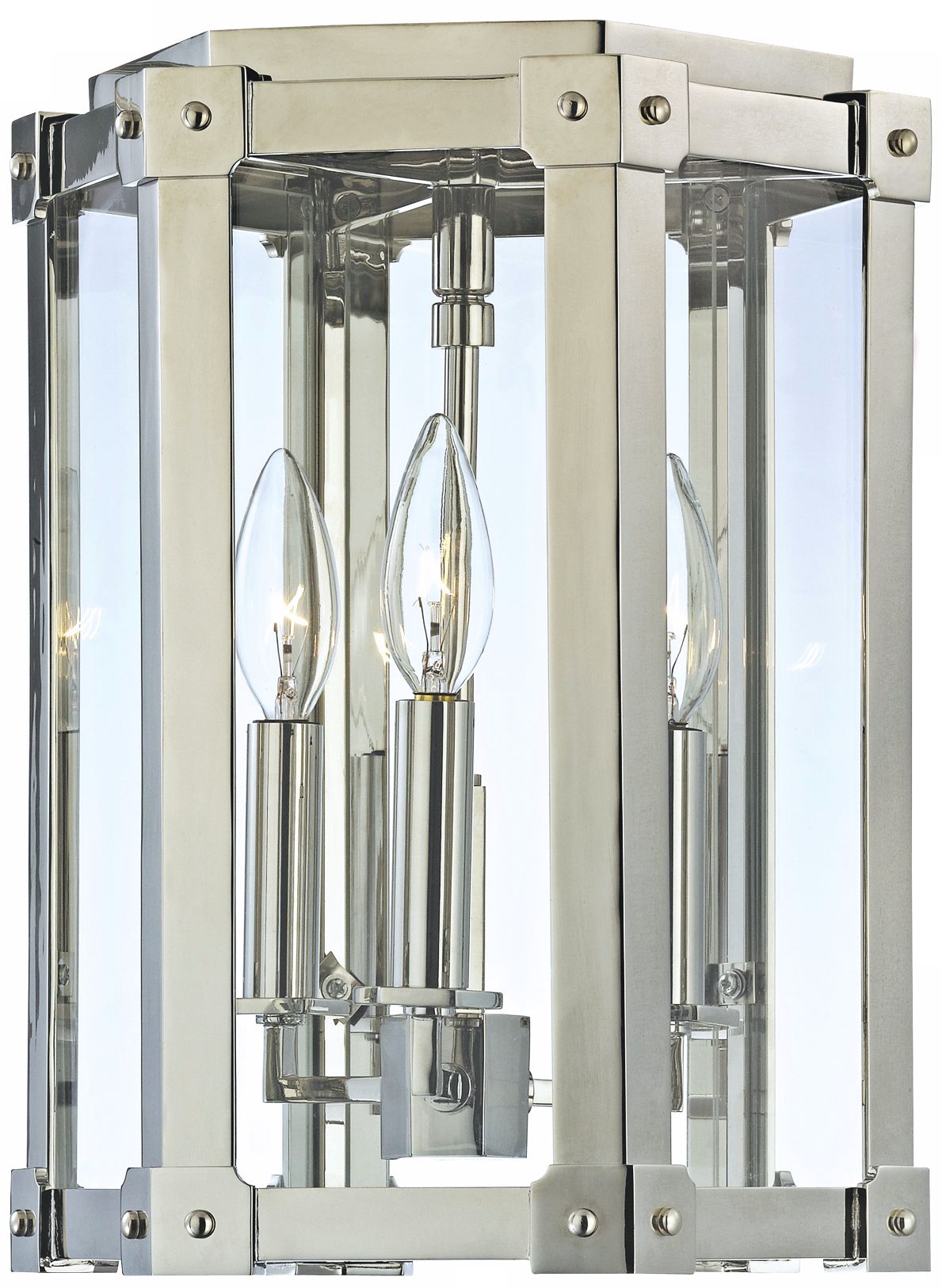 Roxbury 13 1/4" High Polished Nickel Ceiling Light