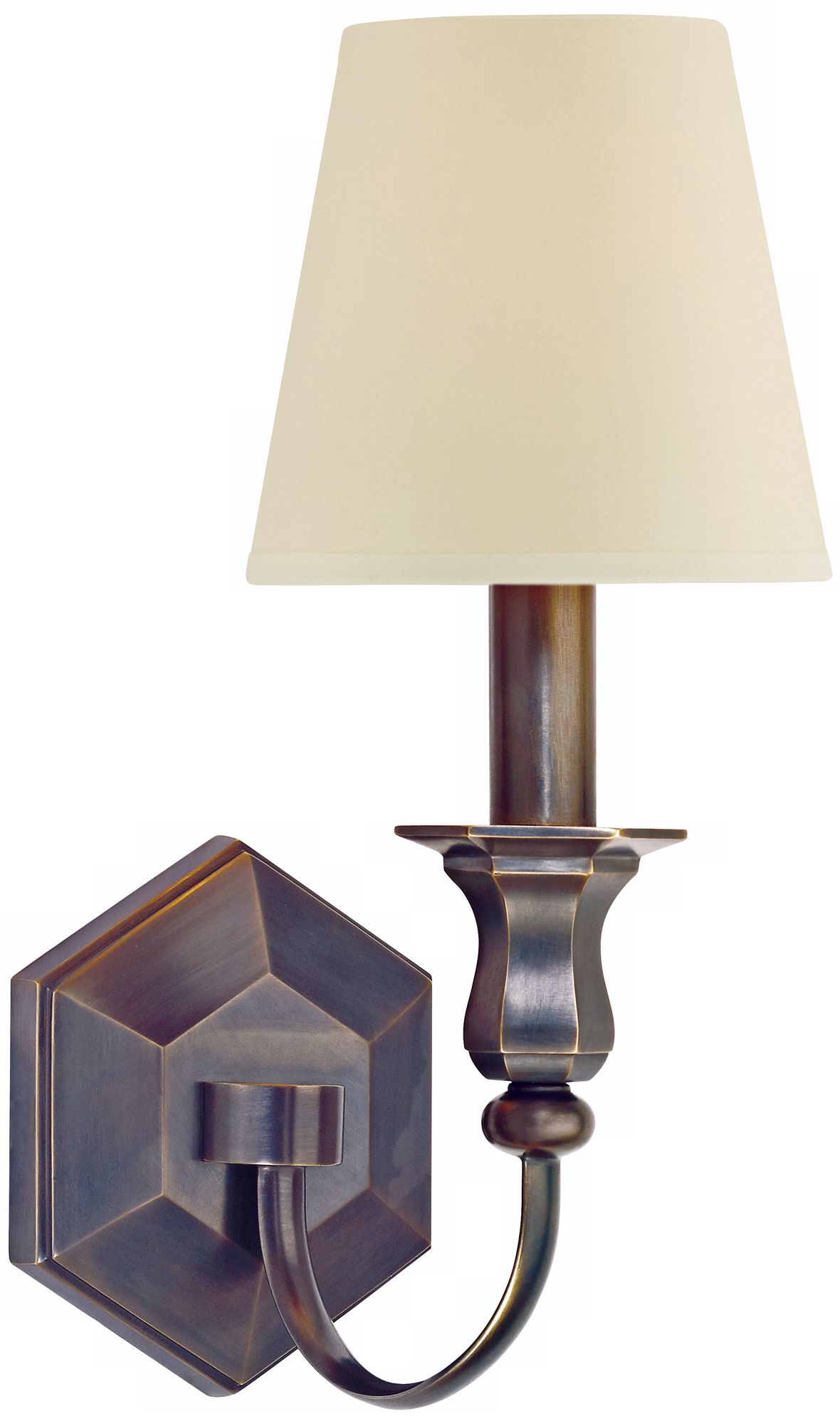 Charlotte 14" High Old Bronze Wall Sconce