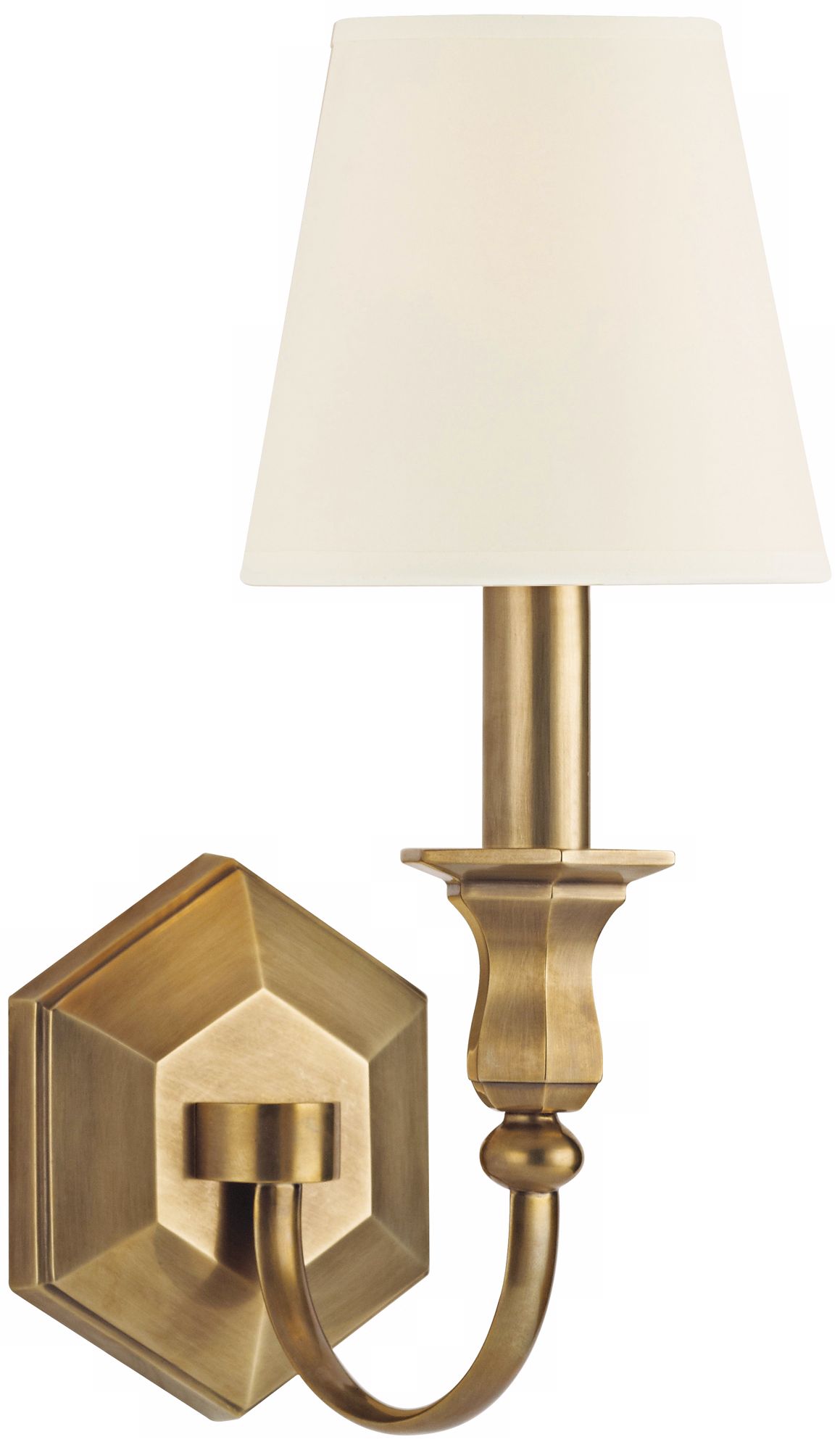 Charlotte 14" High Aged Brass Wall Sconce