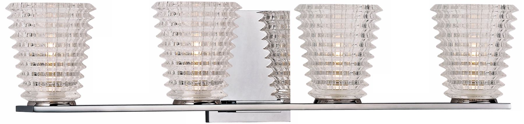 Conway 26 1/4" Wide 4-Light Polished Chrome Bath Bar