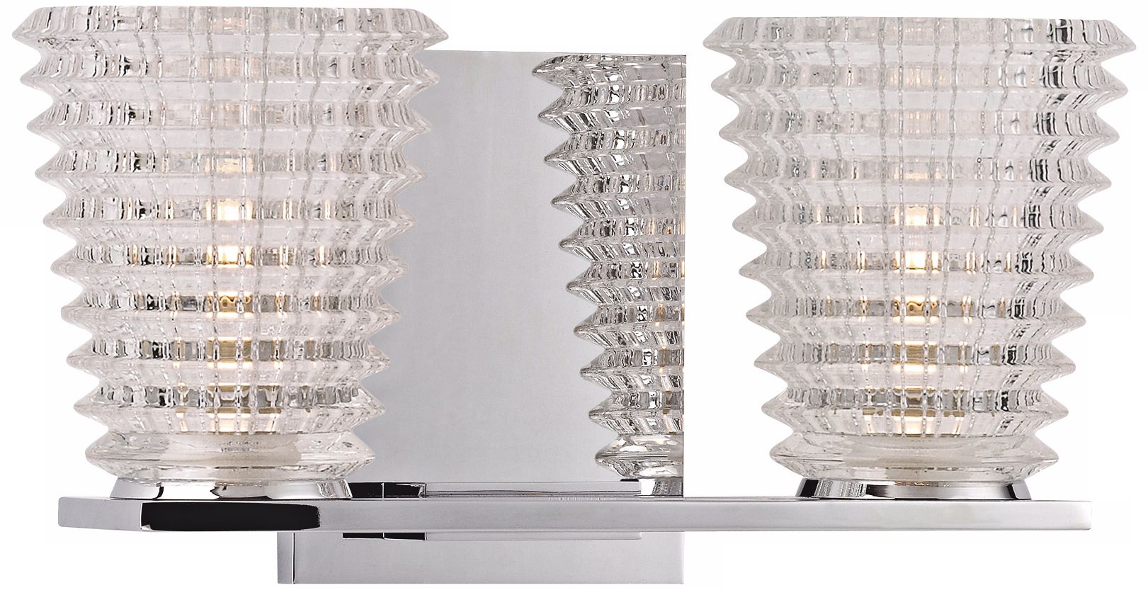 Conway 11 3/4" Wide 2-Light Polished Chrome Wall Sconce