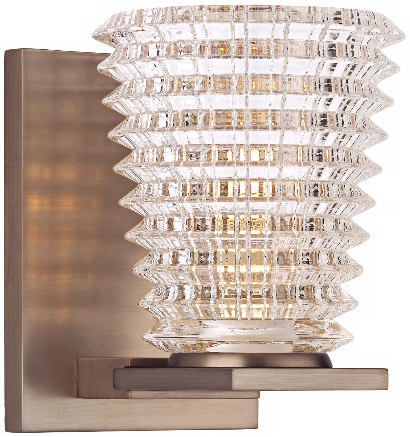 Conway 5 3/4" High Brushed Bronze Wall Sconce