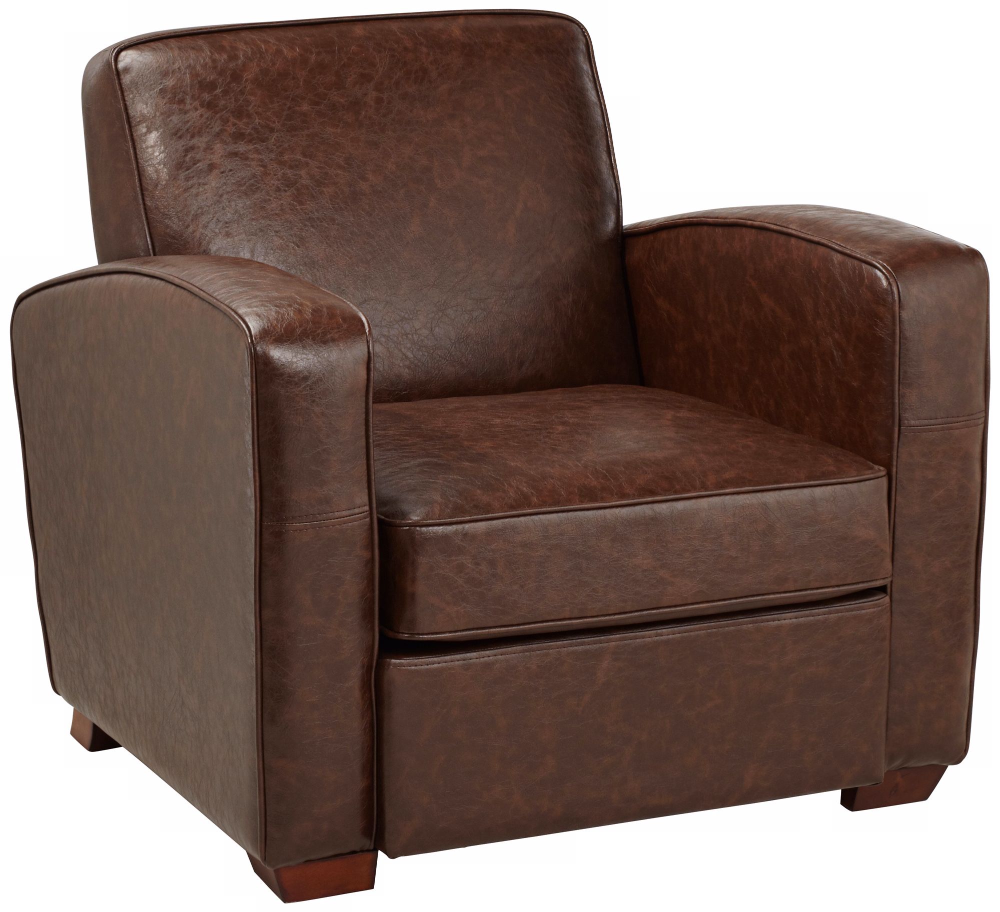 Benjamin Brown Bonded Leather Armchair