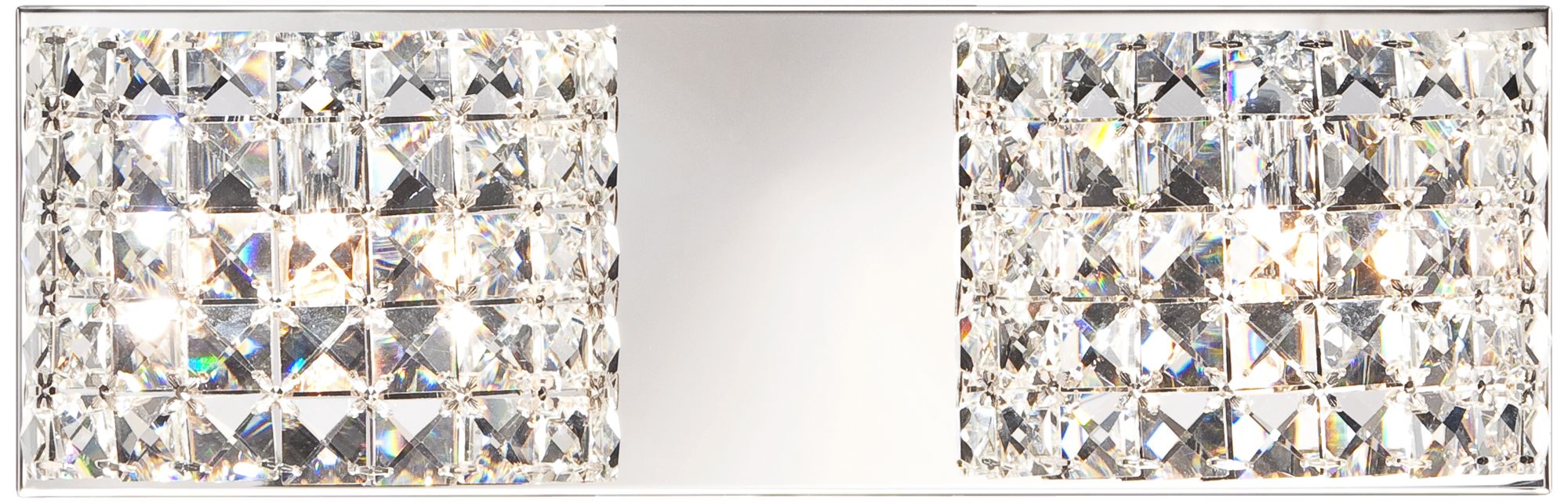 Vienna Full Spectrum 2-Light 16 1/4" Wide Crystal Bath Light