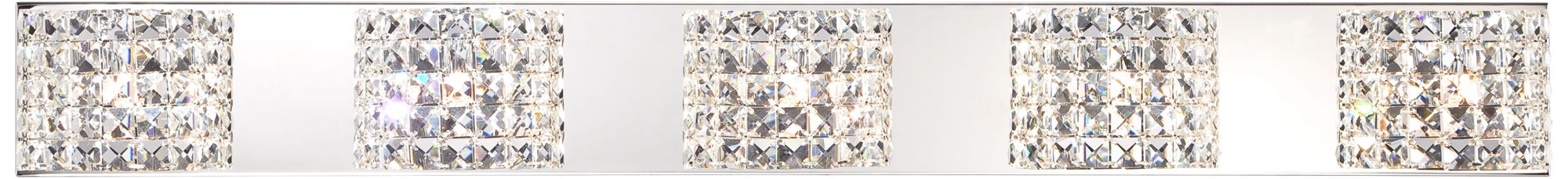 Vienna Full Spectrum Cesenna 45" Wide Crystal Bath Light