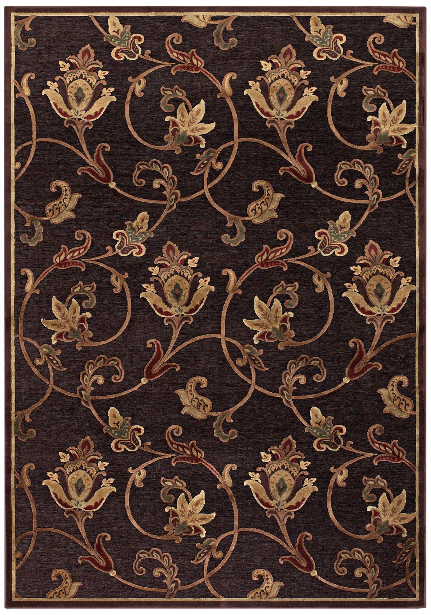 Pave 1227 Petal Vine Floral Area Rug