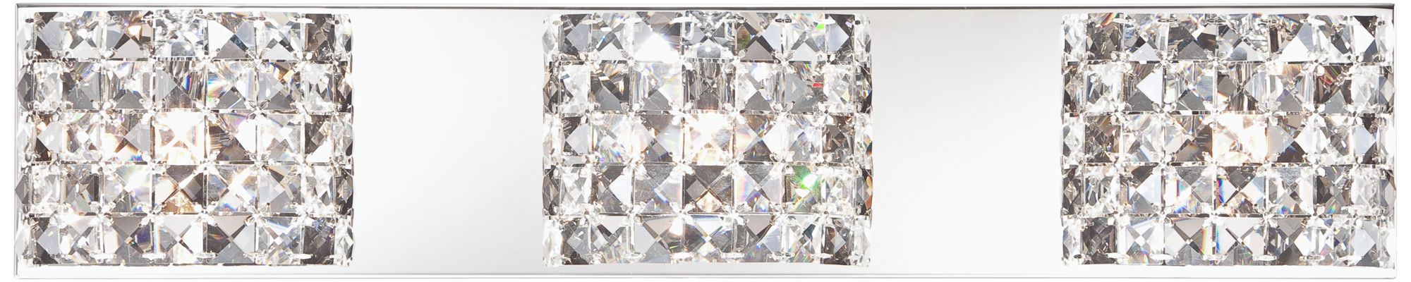 Vienna Full Spectrum 3-Light 25 1/2" Wide Crystal Bath Light