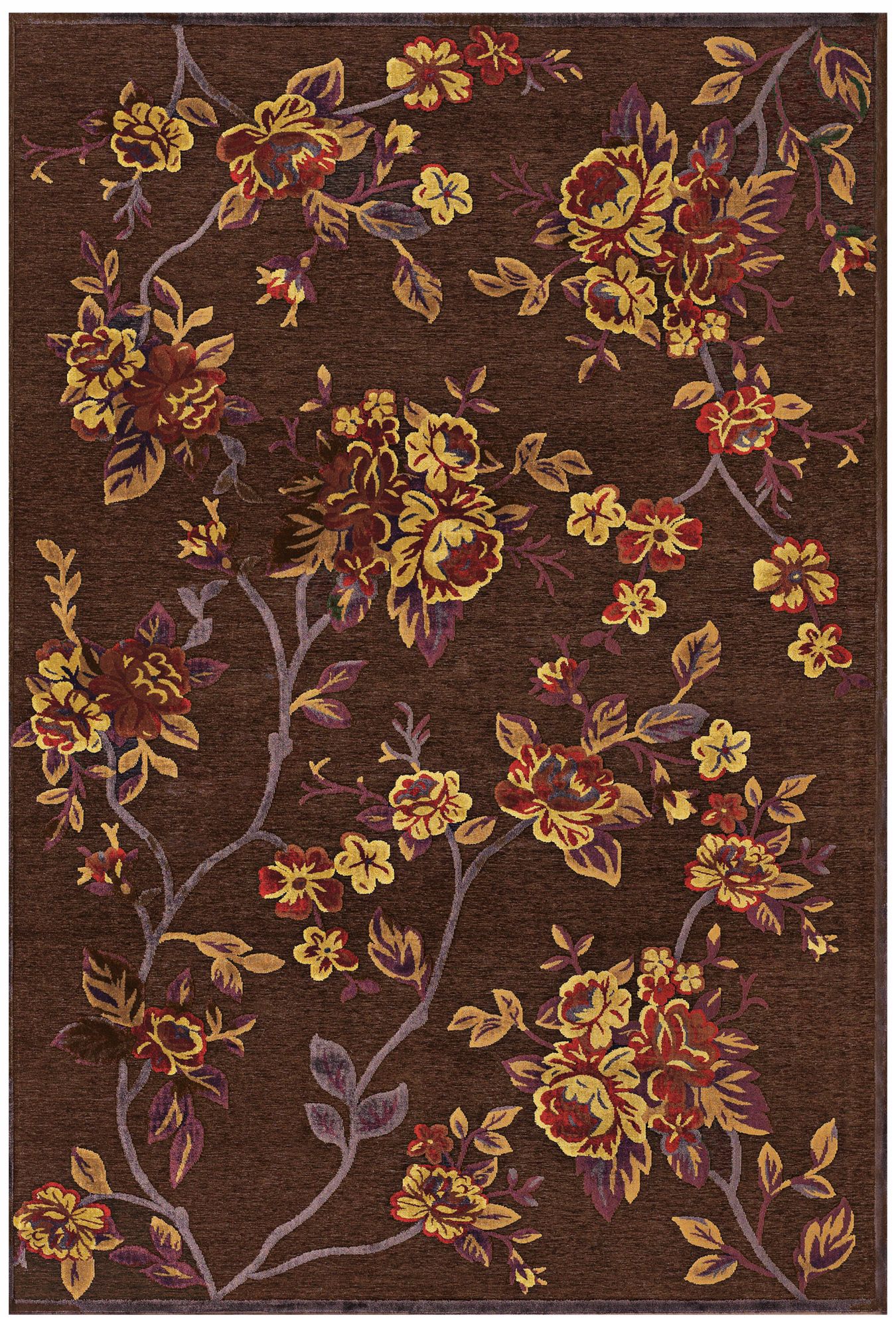 Pave 1241 Belle Rose Floral Area Rug
