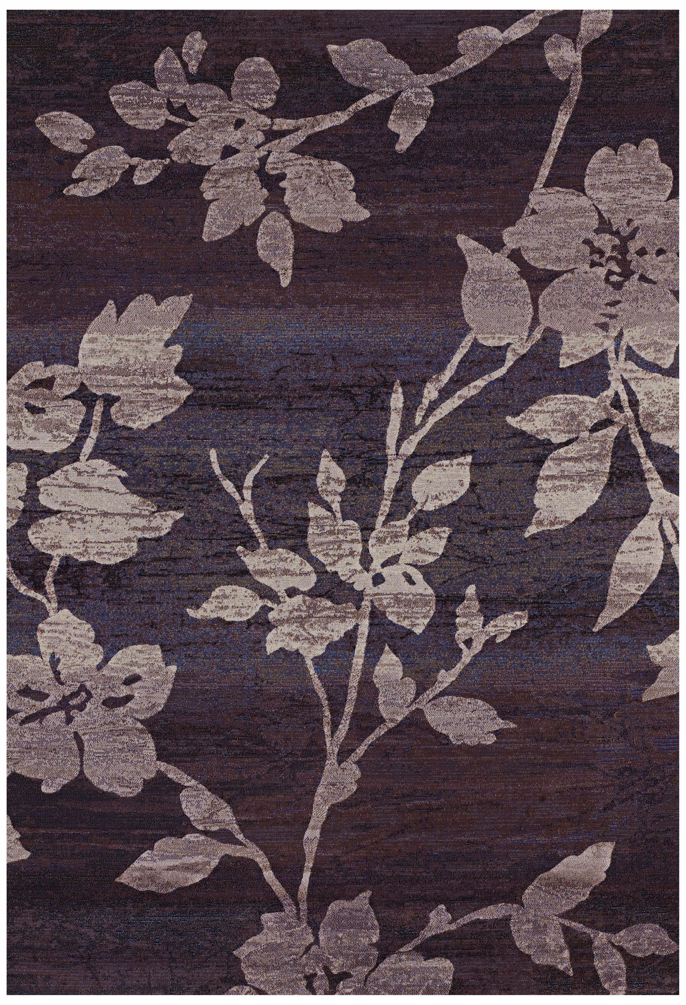 Easton 6383 Sakura Vine Lavender-Grey Area Rug