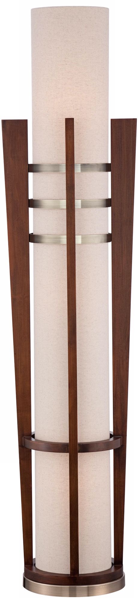 Calvert Mid-Century Cylinder Tower Floor Lamp