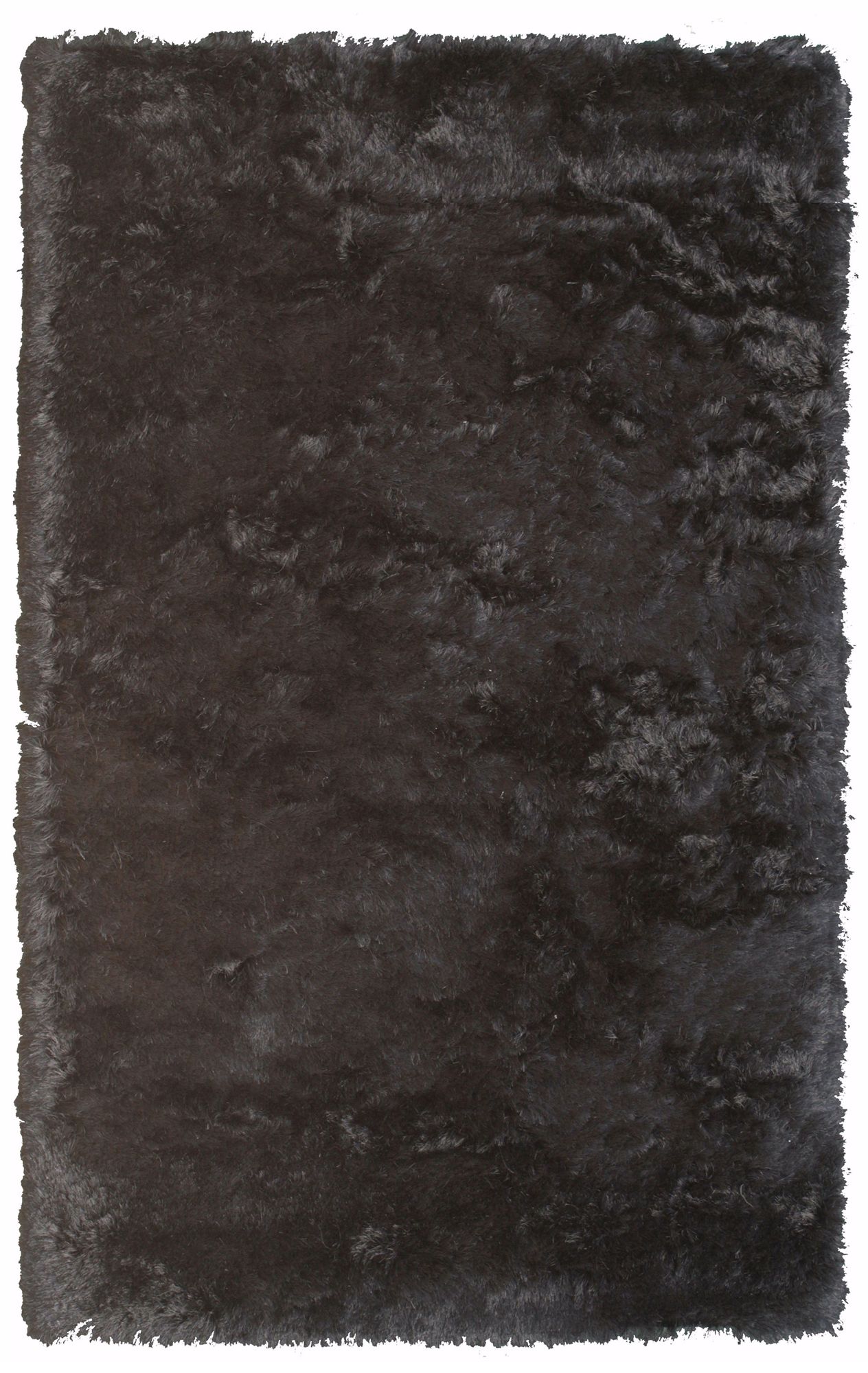 Crystal Collection 2604 Black Shag Area Rug