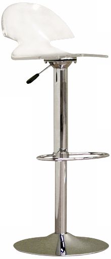 Montano Acrylic Adjustable Barstool