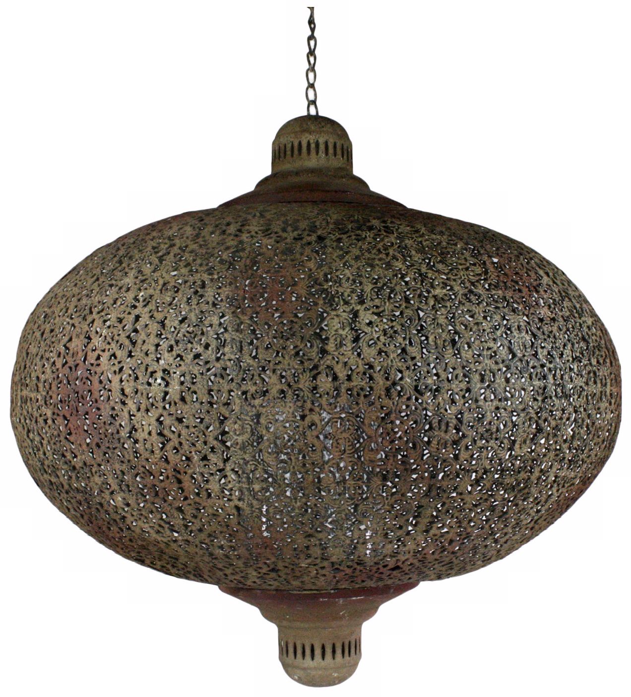 Tangier Rust Large Iron Lantern