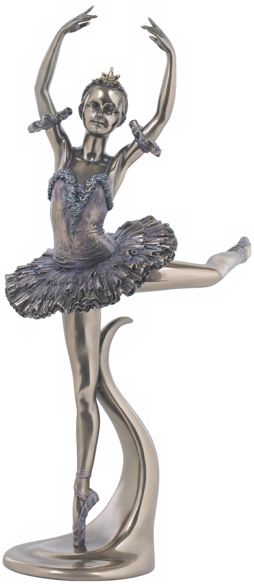 Attitude Derriere Bronze Ballerina Figurine