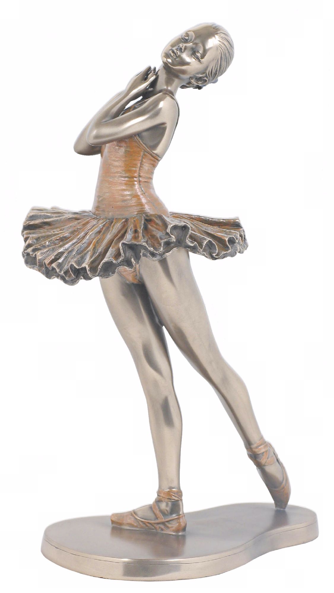 Croise Derriere Bronze Ballerina Figurine