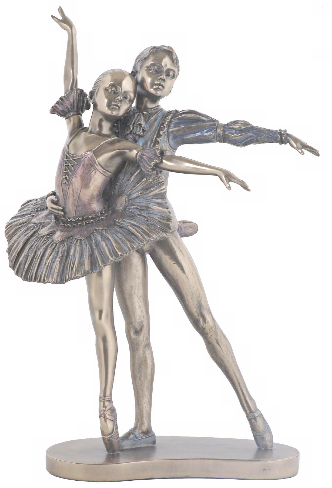 Perfect Partner Bronze Ballet Figurine